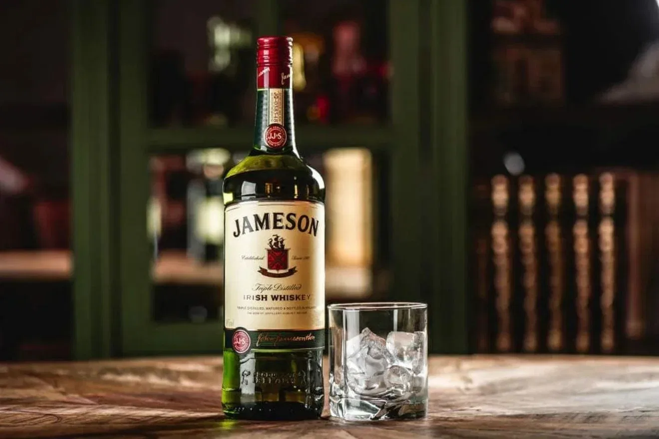 Jameson Whiskey with glass