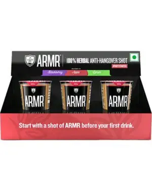 ARMR Anti Hangover Drinks Pack Of 3